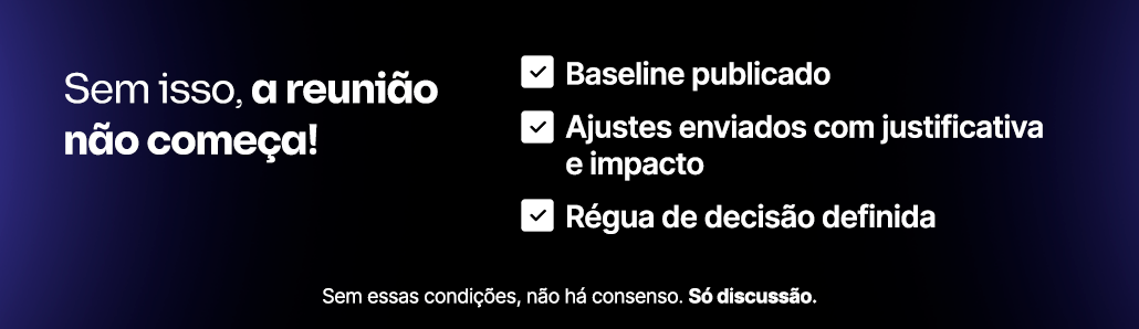 Reunião de consenso em S&OP